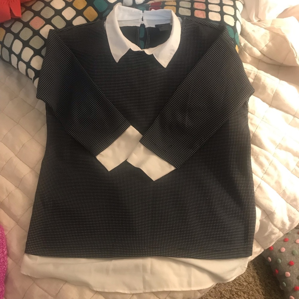 Ann Taylor Loft Collared Shirt